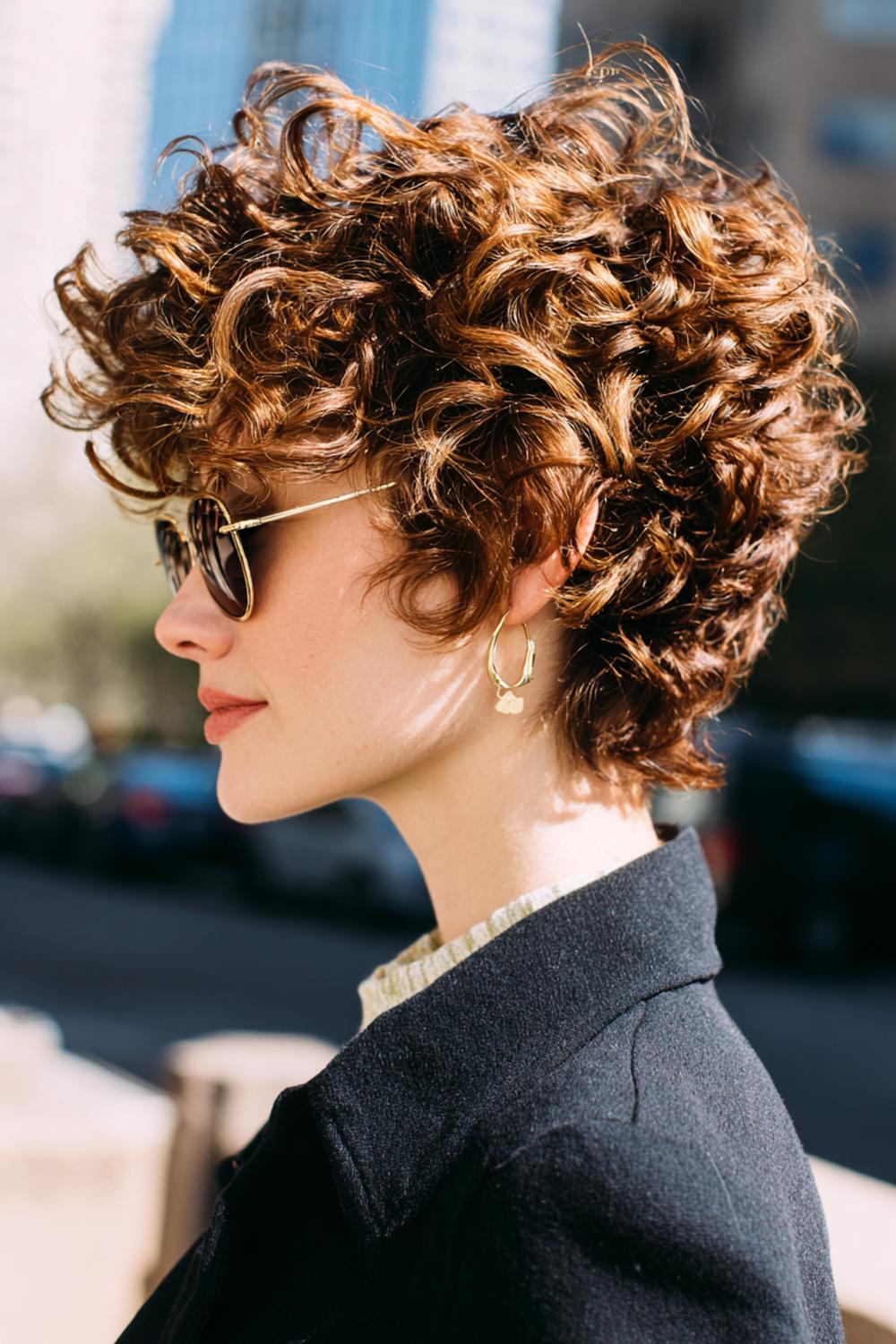 17. Fresh Hair Ideas 2026: Curly Hair Layered Cut with Defined Spiral Clumps