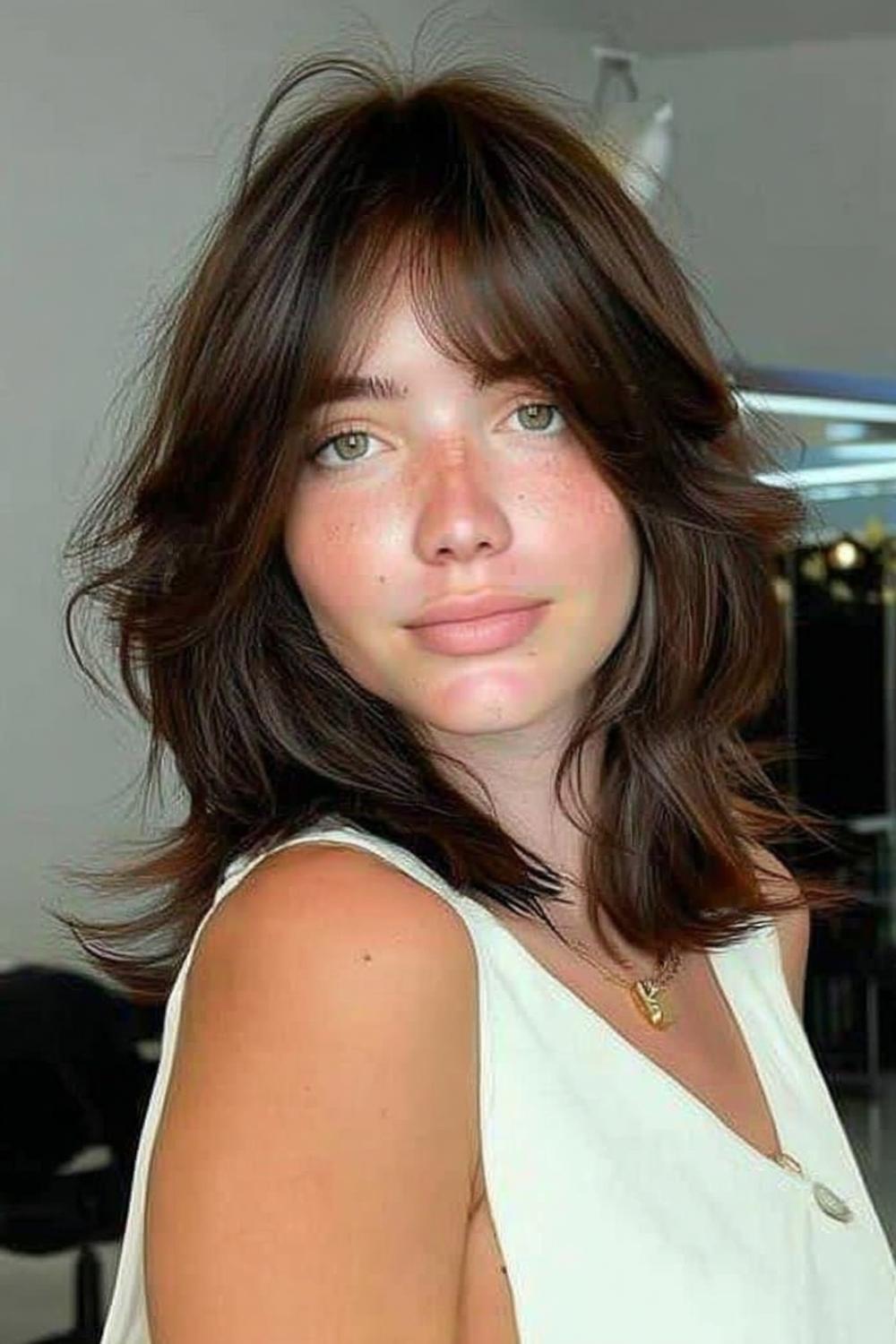 Tousled Shag Cut
