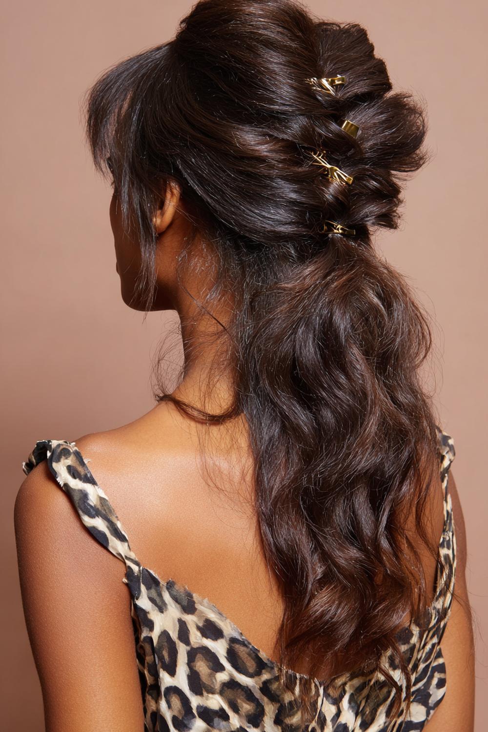 10. Modern Hair Looks 2026: Textured Claw-Clip Twist With Loose Front Pieces