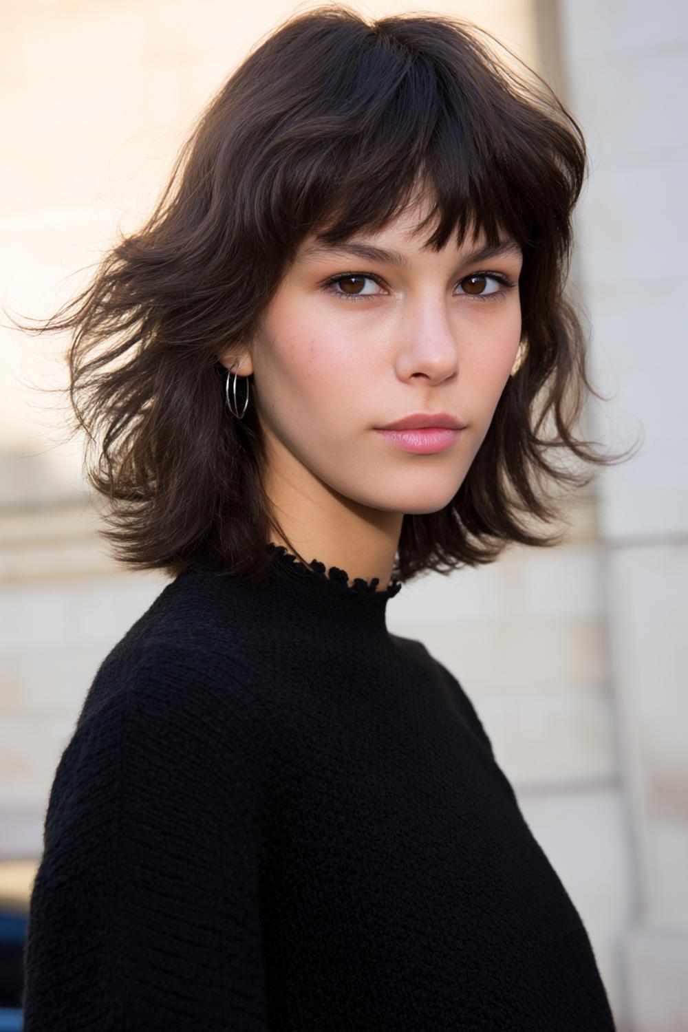 7. Modern Hair Looks 2026: Soft Shag With Wispy Fringe and Lived-In Texture