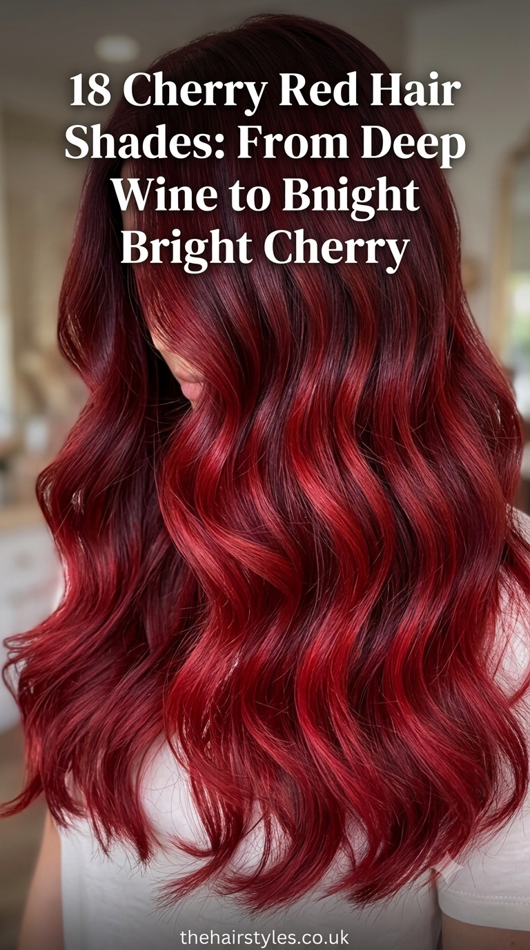 18 Cherry Red Hair Shades: From Deep Wine to Bright Cherry