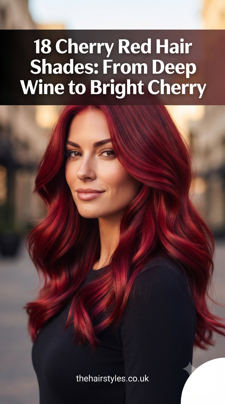 18 Cherry Red Hair Shades: From Deep Wine to Bright Cherry