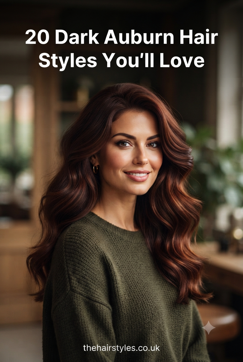 20 Dark Auburn Hair Styles You’ll Love