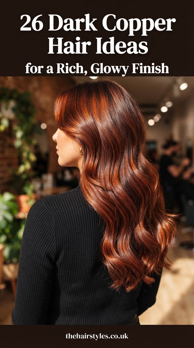 26 Dark Copper Hair Ideas for a Rich, Glowy Finish