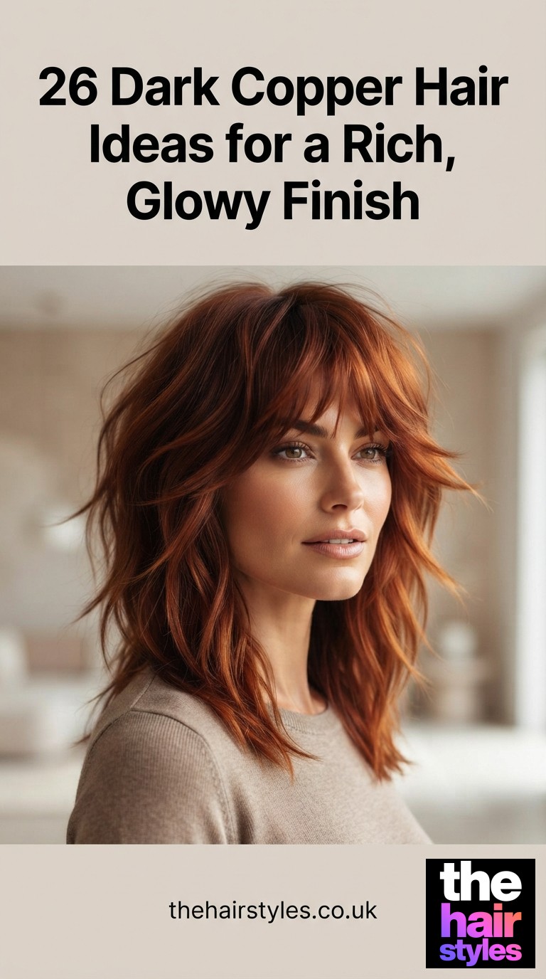 26 Dark Copper Hair Ideas for a Rich, Glowy Finish