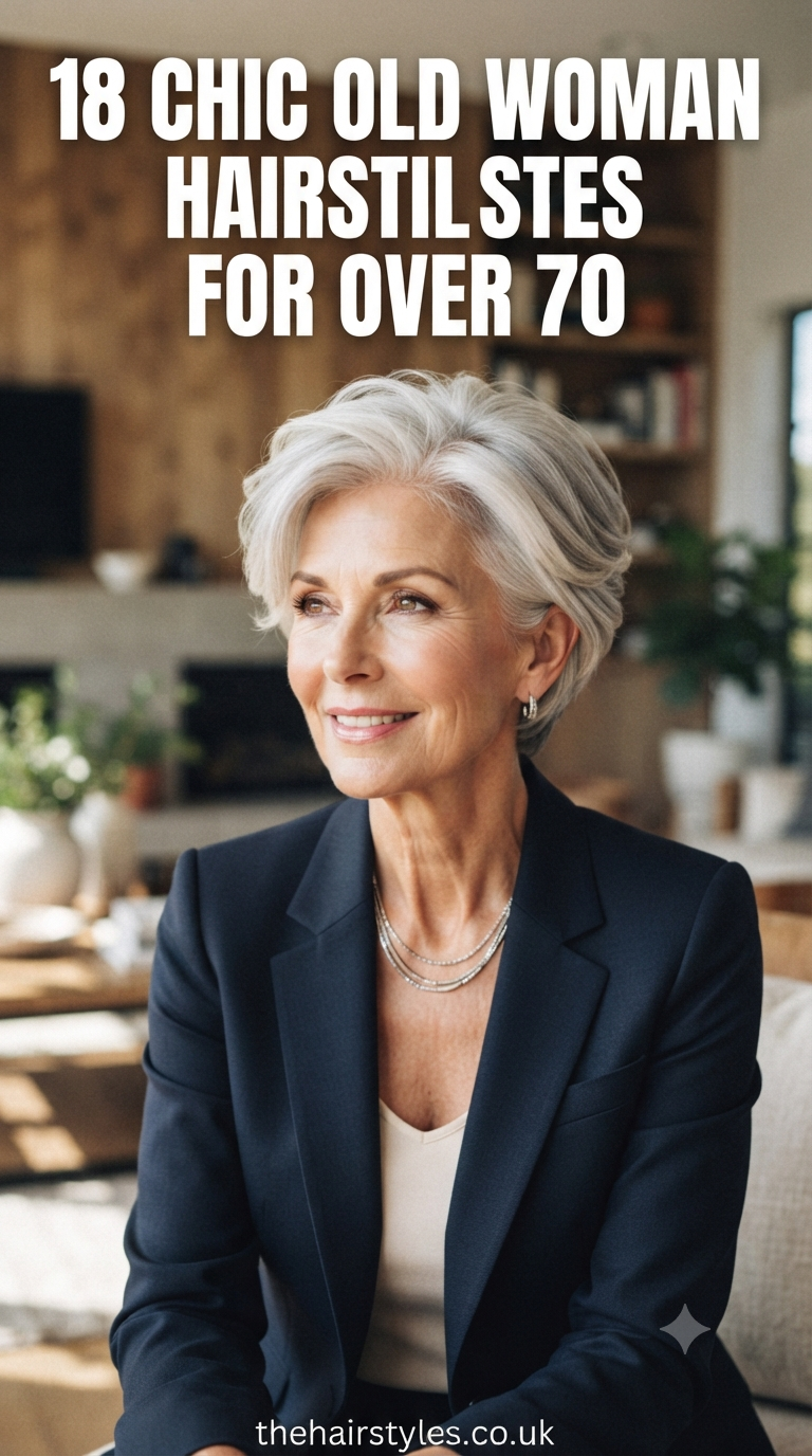 18 Chic Old Woman Hairstyles For Over 70