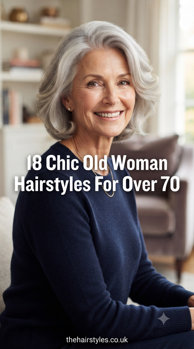 18 Chic Old Woman Hairstyles For Over 70