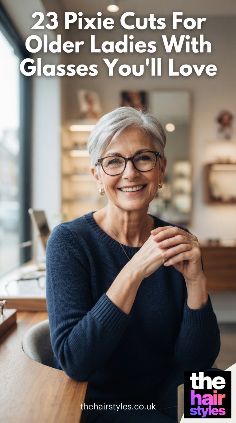 23 Pixie Cuts For Older Ladies With Glasses You’ll Love