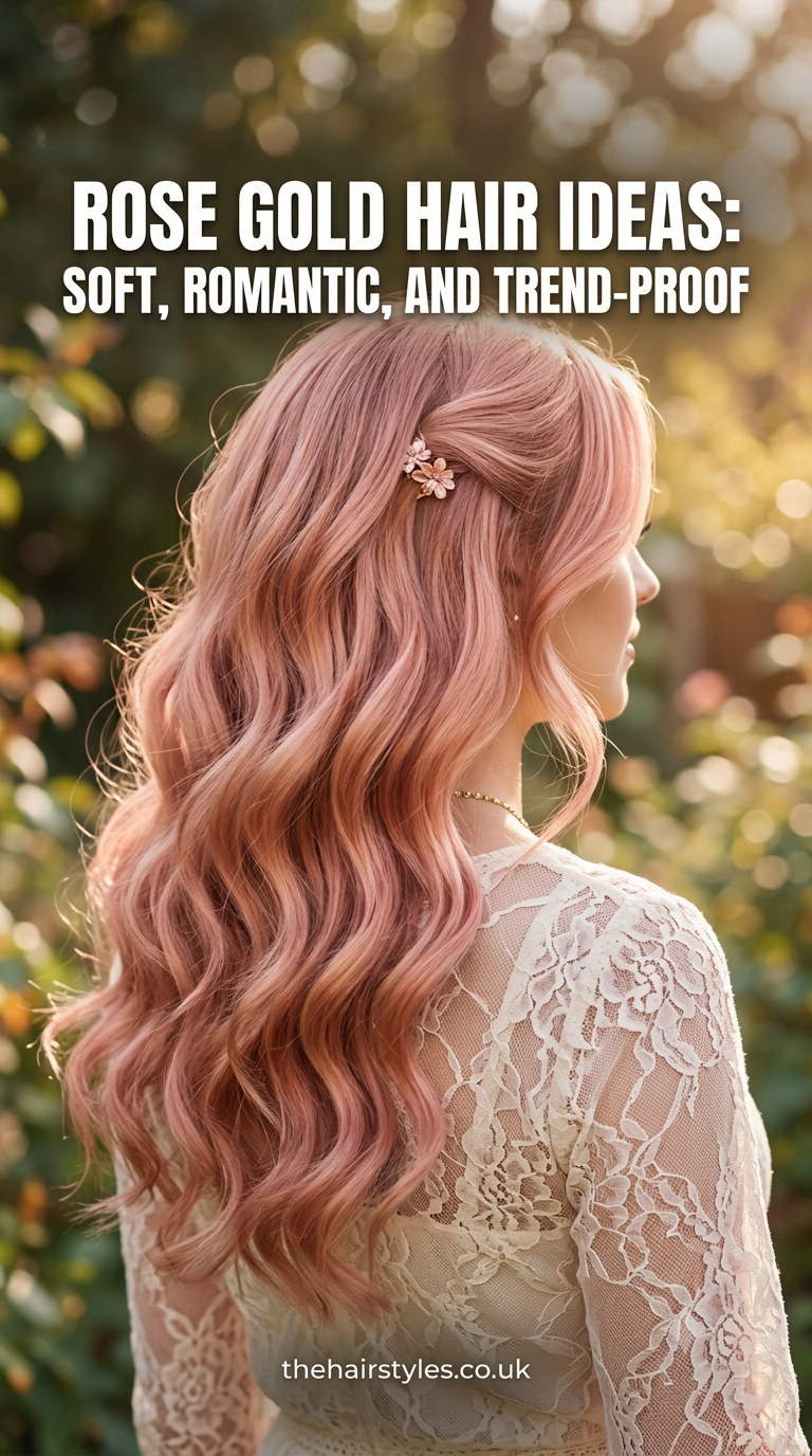 Rose Gold Hair Ideas: Soft, Romantic, and Trend-Proof