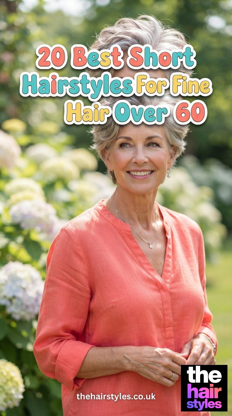 20 Best Short Hairstyles For Fine Hair Over 60