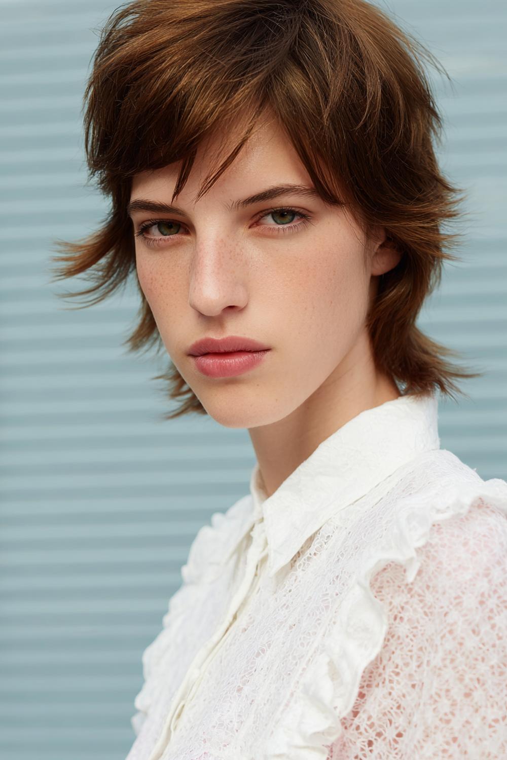 5. Popular Hairstyles 2026: Soft Wolf Cut With Tapered Ends and Wispy Fringe