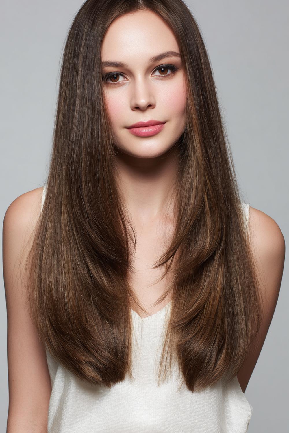 7. Popular Hairstyles 2026: Long U-Shape Cut With Polished Ends and Subtle Internal Layers
